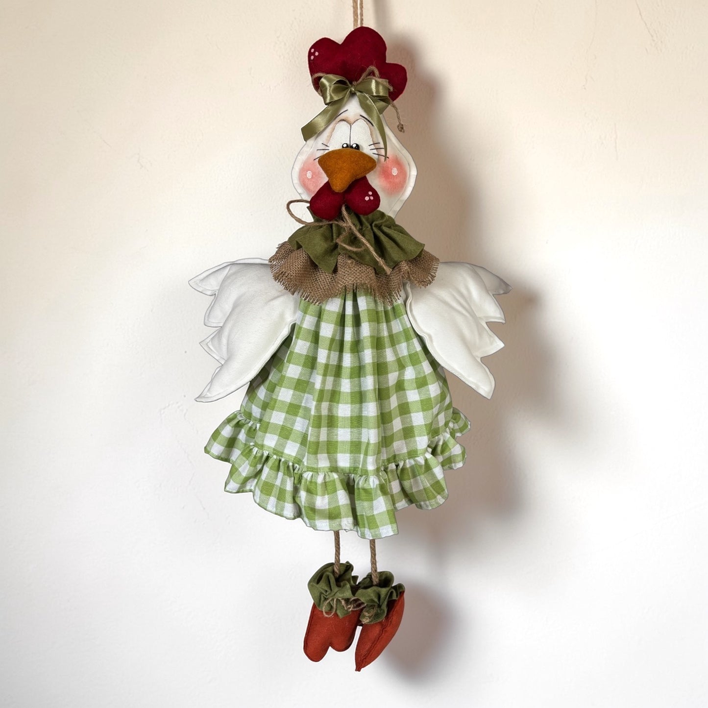 Cartamodello Gallina Kokodè da appendere