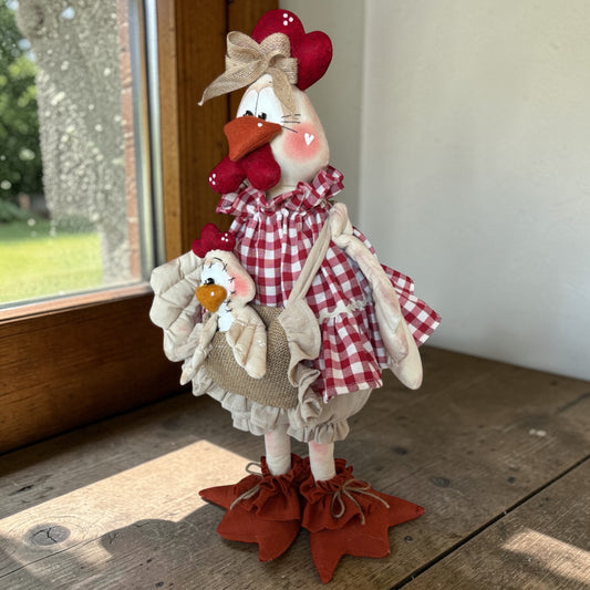 Cartamodello Gallina Kokodè in Piedi