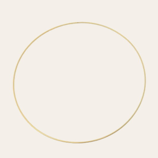 Cerchio in metallo / Colore Oro